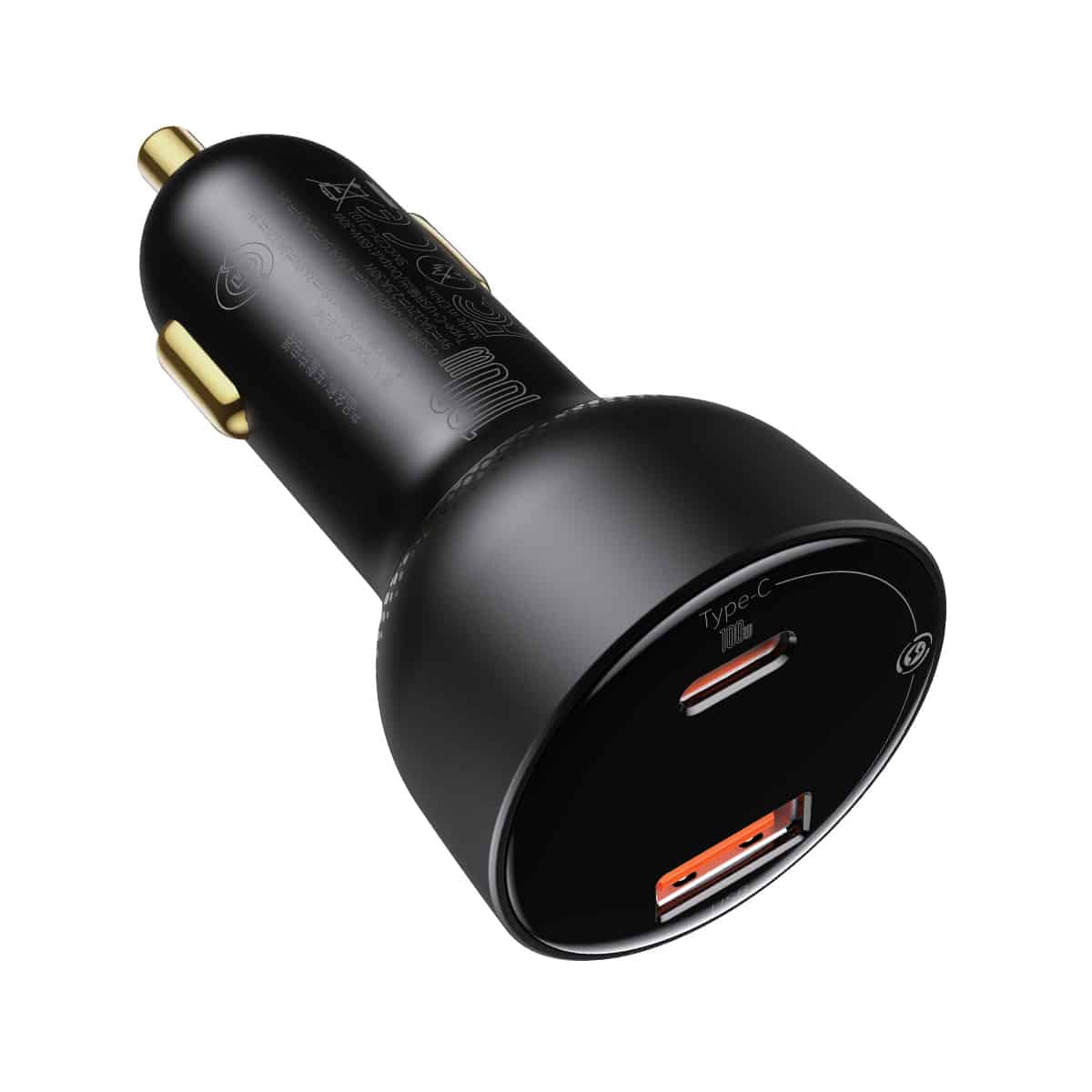 Baseus Superme Digital Display PPS Dual Quick Charger Car Charger Black Baseus Superme Digital Display PPS Dual Quick Charger Car Charger Black